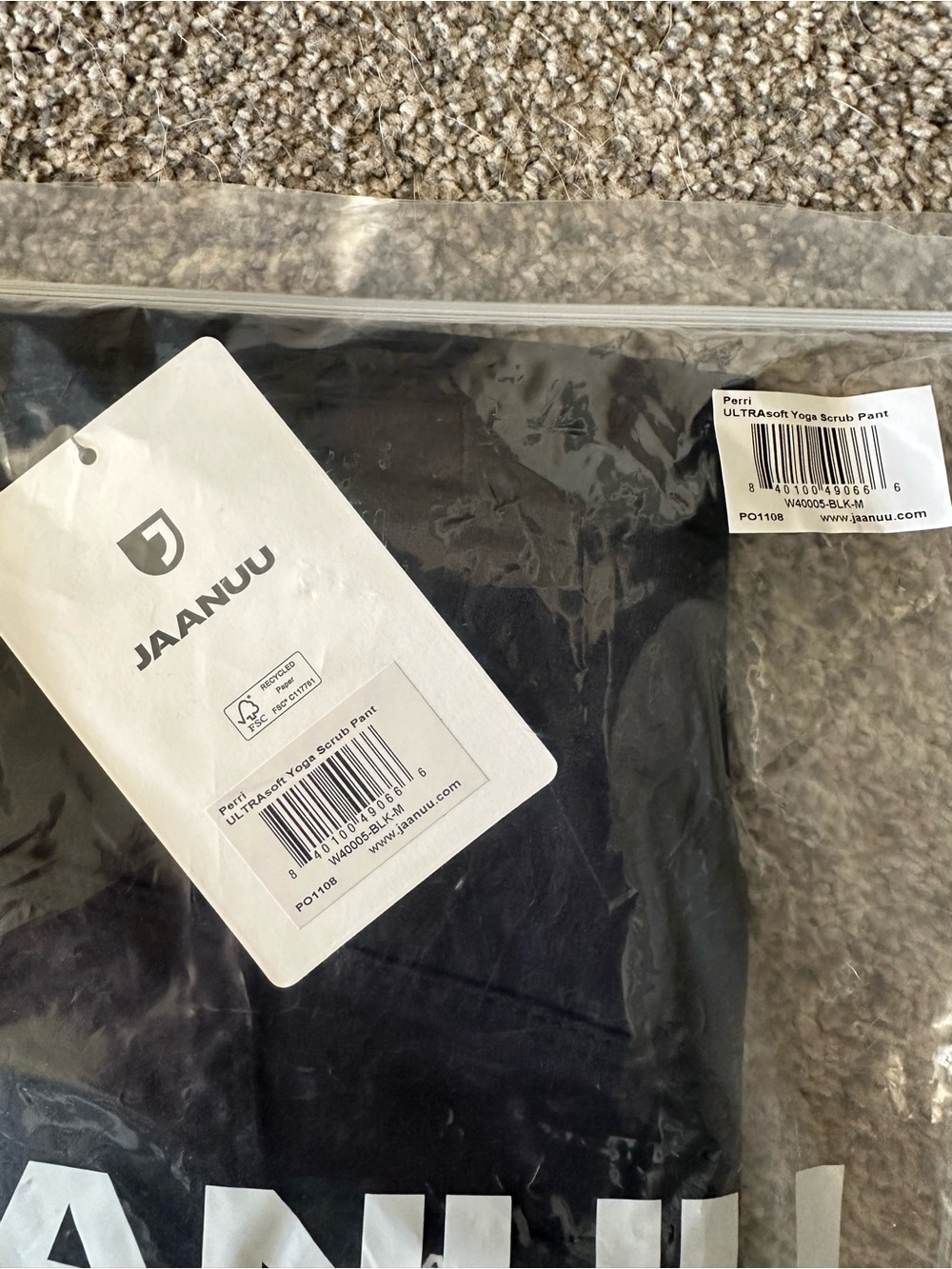 Jaanuu Black UltraSoft Leggings